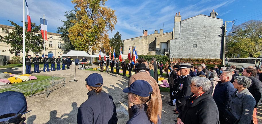 Cérémonie commémorative du 11 novembre, Libourne