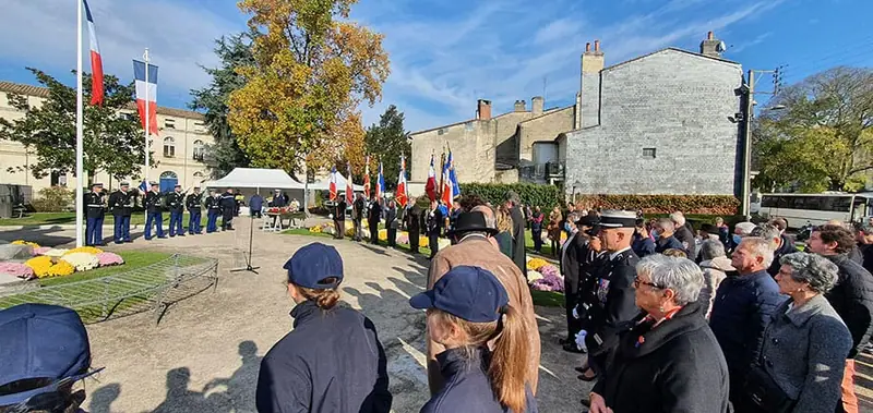 Cérémonie commémorative du 11 novembre, Libourne