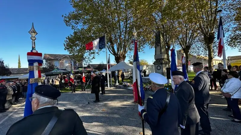 Cérémonie commémorative du 11 novembre, Saint-Aubin-de-Médoc