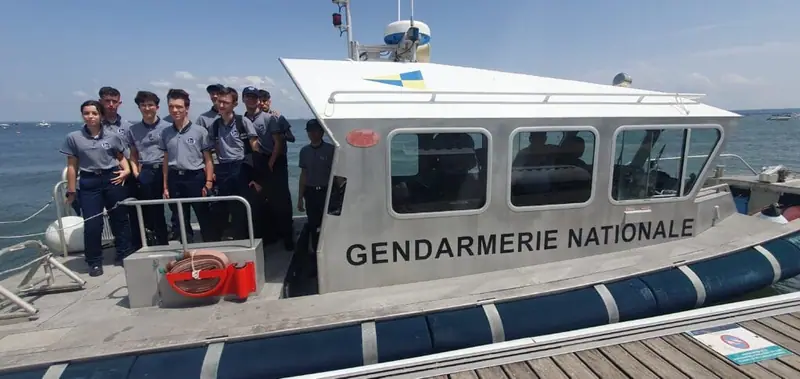 Immersion des Cadets avec la Brigade de Gendarmerie d'Arcachon, Cap-Ferret