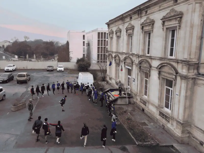 Journée sportive à l'EPIDE et au gymnase Léo Lagrange, Bordeaux et Talence