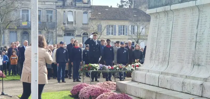 Cérémonie commémorative du 11 novembre, Libourne