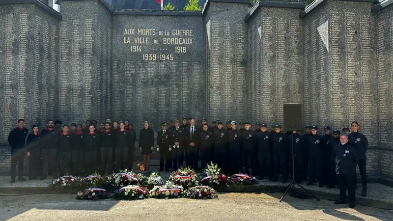 Cérémonie commémorative de la capitulation du 8 mai 1945, Bordeaux